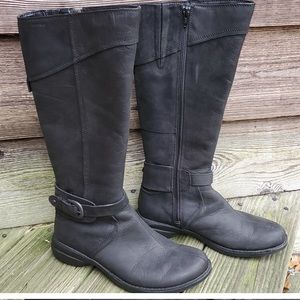 Merrill waterproof Boot 7.5 Black EUC performance footwear womens